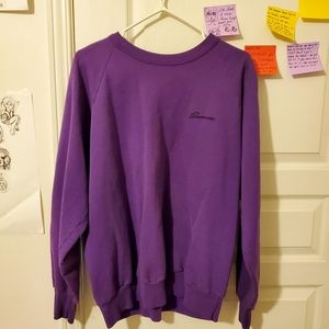 Vintage oversized purple crewneck